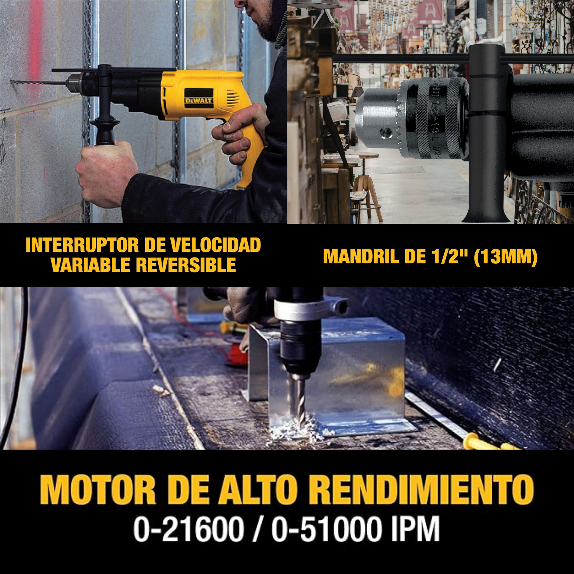 Rotomartillo DeWalt DW505-B3 vista 5